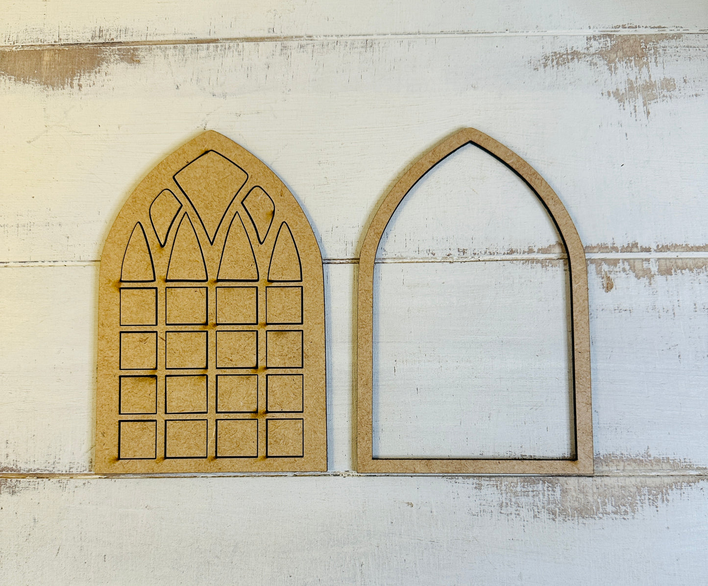 Mini cathedral window