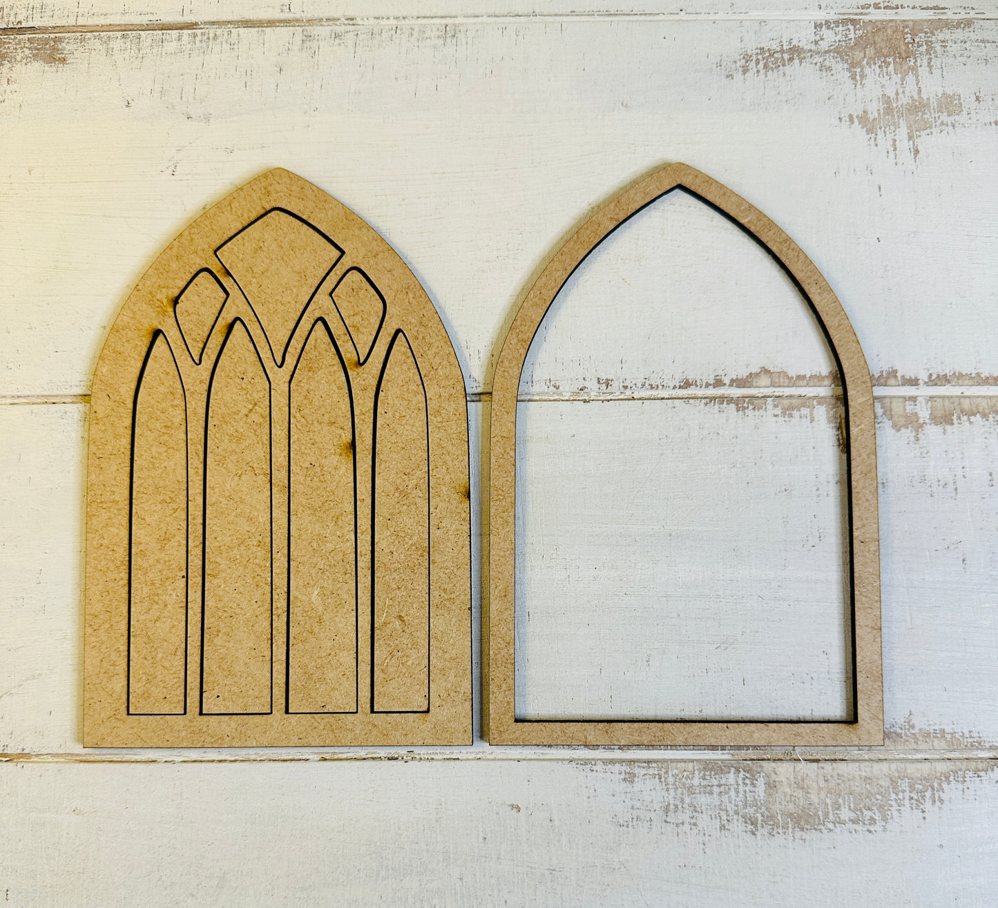 Mini cathedral window